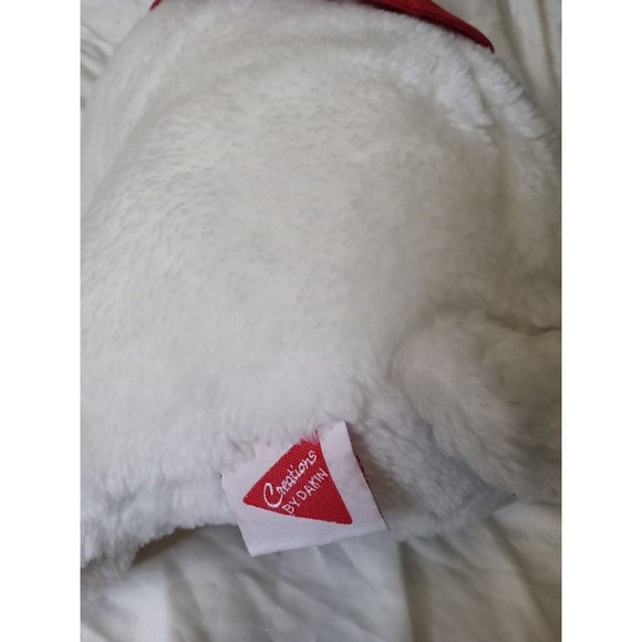 VTG Dakin Coca-Cola COKE POLAR BEAR 6" Plush STUFFED ANIMAL w/ Red Cap 1995 - Picture 4 of 7